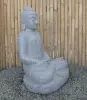  Product image 3 of the product “Seated Buddha made of Riverstone in Dhyana position - gesture of meditation, H. 81cm. ”